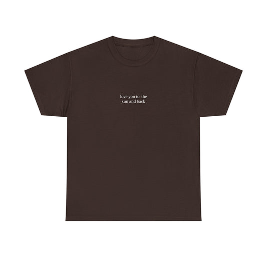 To The Sun tee - choco